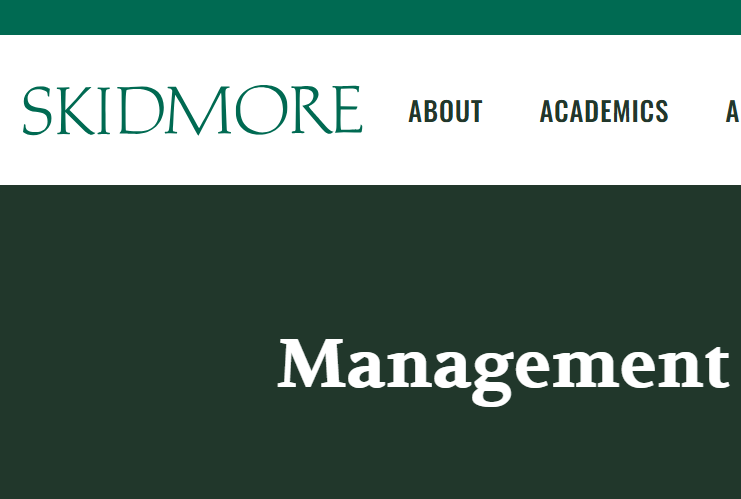 Laureate, Annual Adirondack Trust Company lecture on finance, Skidmore College