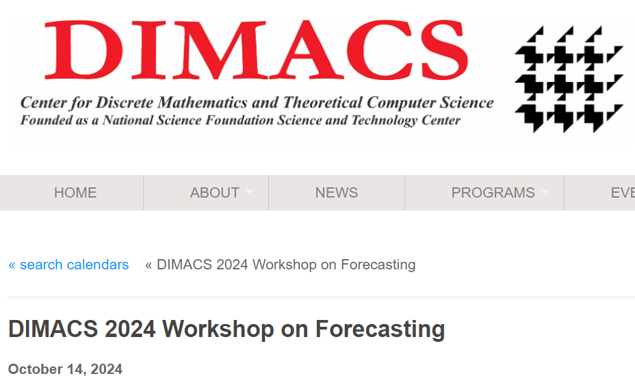 DIMACS 2024, Rutgers University